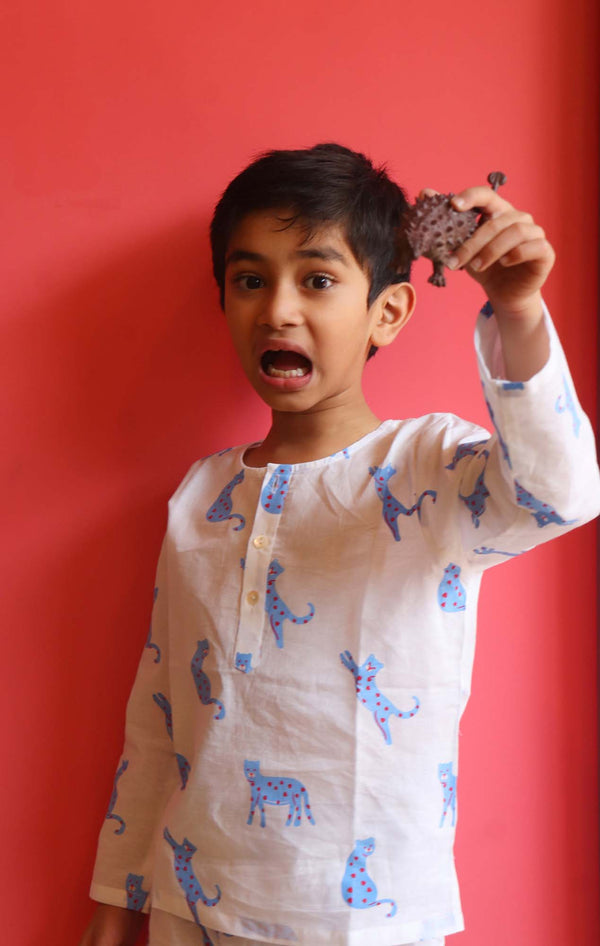 Pink and Blue Panther