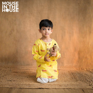 A Dog's Life (Yellow)- Unisex Nightdress (F)