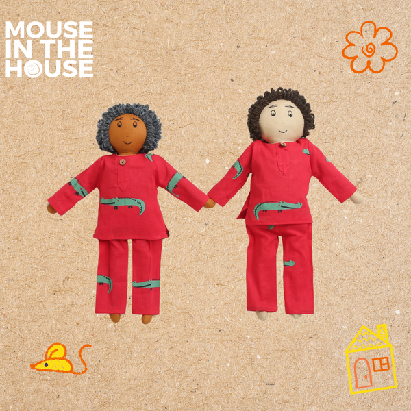 Red Crocodile- Unisex Doll