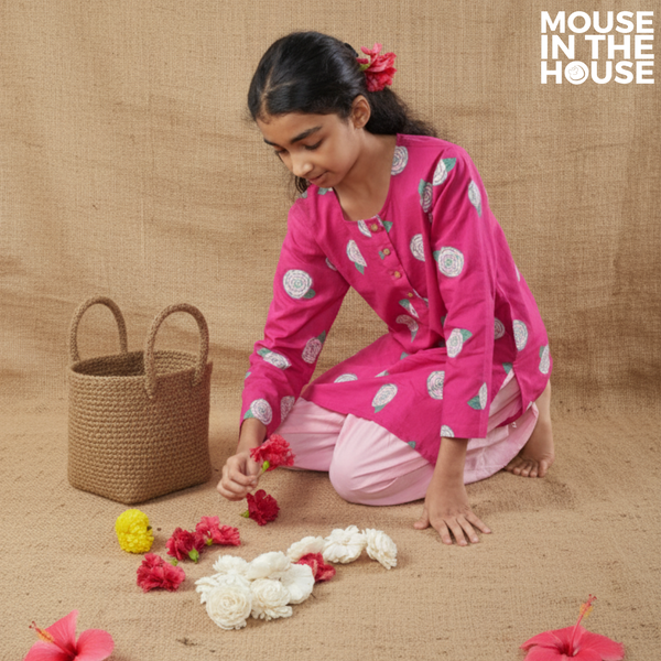 Blooming Purple - Ethnic Wear Girls