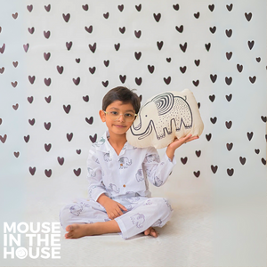 A Stomping Elephant - Pillow