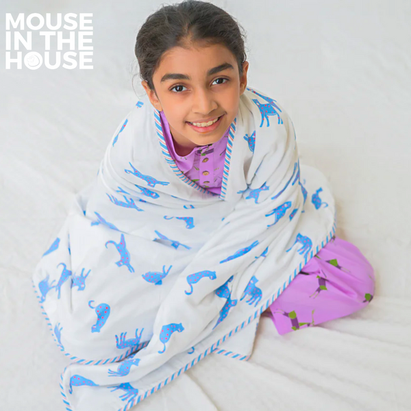 Blue Panther- Blanket