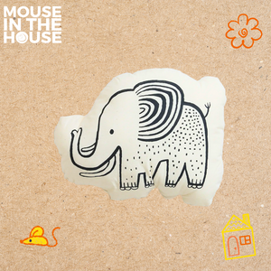 A Stomping Elephant - Pillow