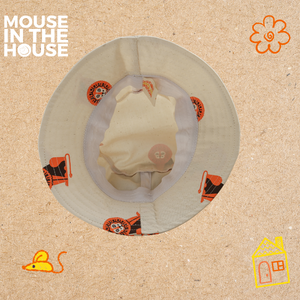 A MAJESTIC LION-BUCKET HAT (Cream)