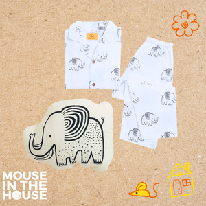 A Stomping Elephant - Pillow