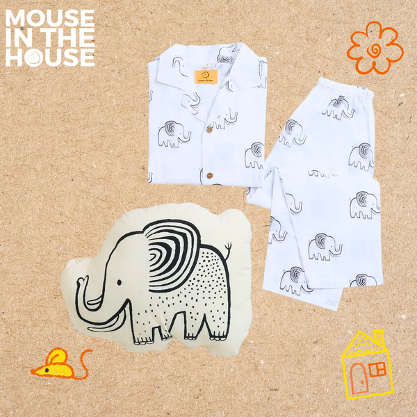 A Stomping Elephant - Pillow