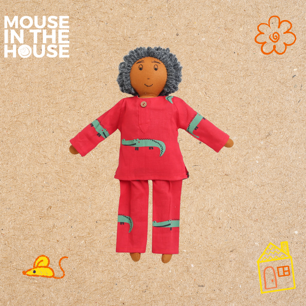 Red Crocodile- Unisex Doll