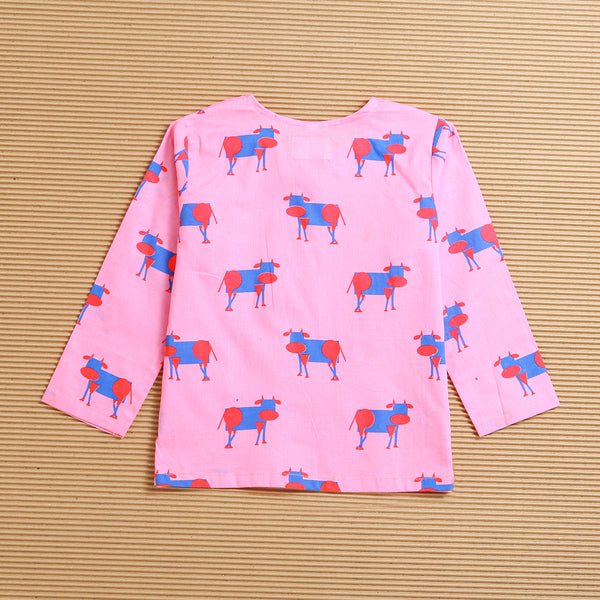 Pink Square- Unisex Nightdress