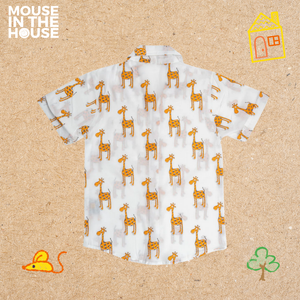 The Curious Giraffe- Cotton Shirt