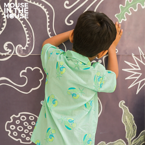 Olive The Seashells - Cotton Shirt