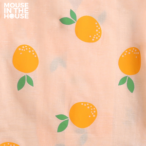 A Tangy Orange- Cotton Shirt