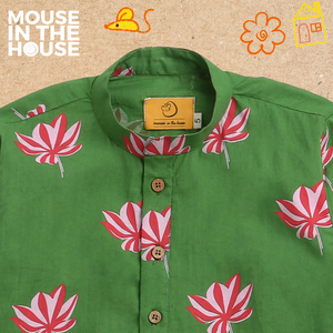 Lotus Bloom (Green)- Ethnic Wear Boys