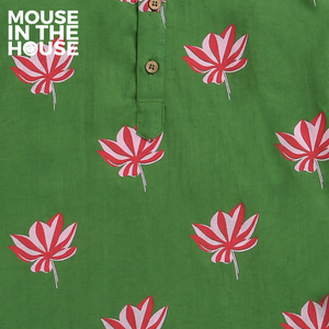 Lotus Bloom (Green)- Ethnic Wear Boys