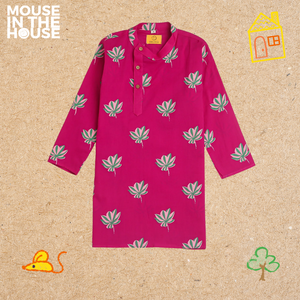 Lotus Bloom (Purple)- Ethnic Wear Boys