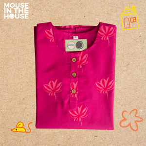 Lotus Bloom (Pink)- Ethnic Wear Girls