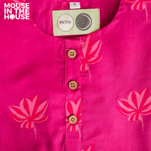 Lotus Bloom (Pink)- Ethnic Wear Girls