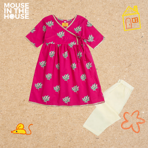 Lotus Bloom (Purple)- Ethnic Wear Girls