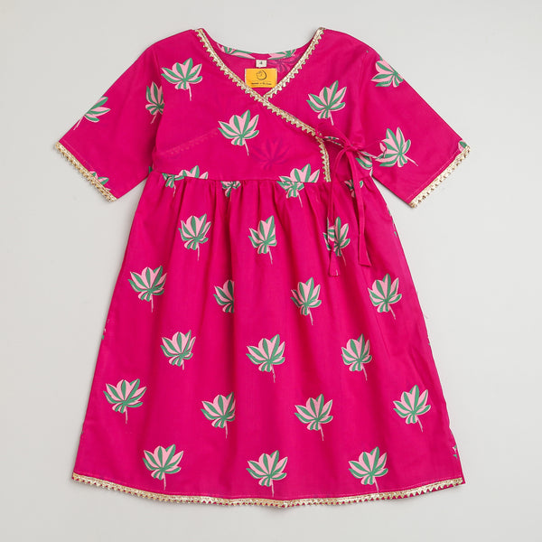 Lotus Bloom Ethnic Wear - Purple (Girls)