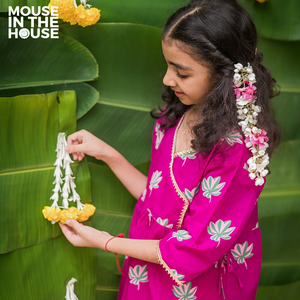 Lotus Bloom (Purple)- Ethnic Wear Girls