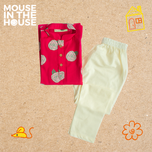 Blooming Red- Ethnic Wear Boys