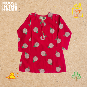 Blooming Red- Ethnic Wear Girls