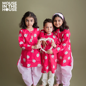 Blooming Red- Ethnic Wear Girls