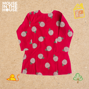 Blooming Red- Ethnic Wear Girls