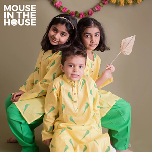 Tiya A Parrot- Ethnic Wear Boys