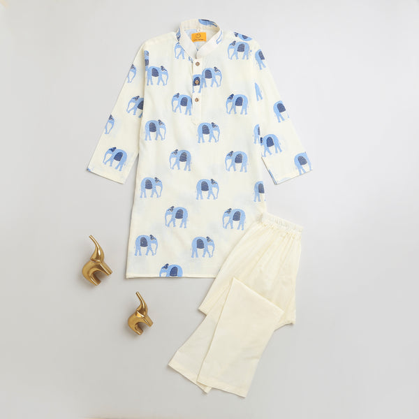Rupa The Elephant - White