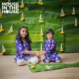 Dazzling Flower(Purple) - Ethnic Wear Boys