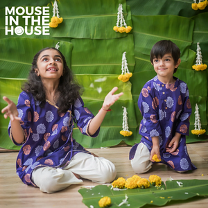 Dazzling Flower(Purple) - Ethnic Wear Boys