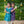 Dazzling Flower (Blue)- Ethnic Wear Girls