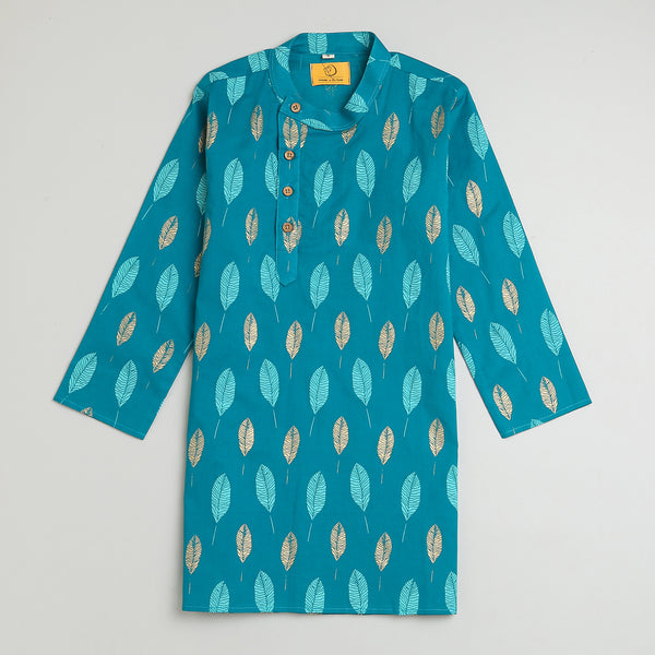 Gleaming Leaf Ethnic Wear Boys (Blue)