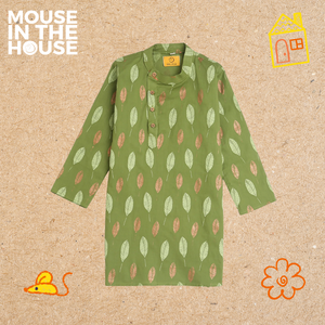 Gleaming Leaf (Green)- Ethnic Wear Boys