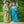 Gleaming Leaf (Green)- Ethnic Wear Girls