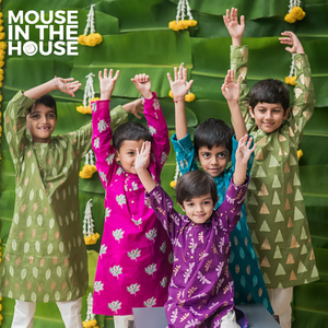 Shimmering Butterfly - Ethnic Wear Boys