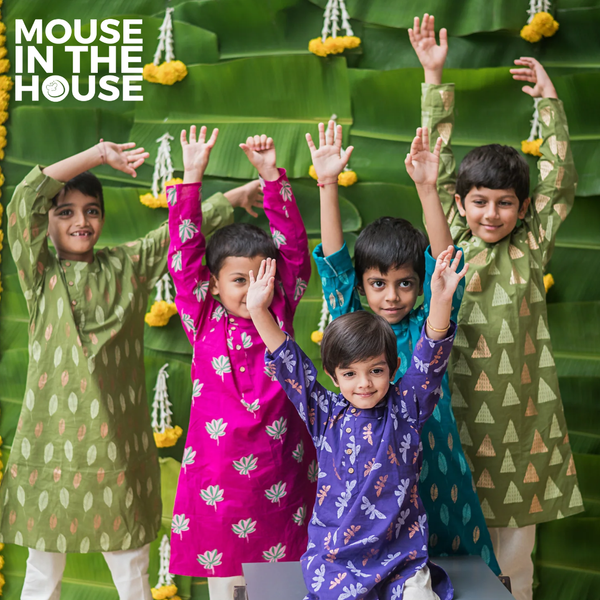 Shimmering Butterfly - Ethnic Wear Boys