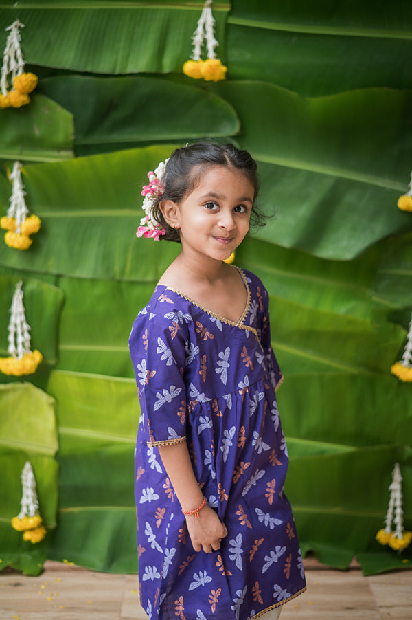 Shimmering Butterfly Ethnic Wear (Girls)
