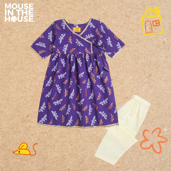 Shimmering Butterfly- Ethnic Wear Girls