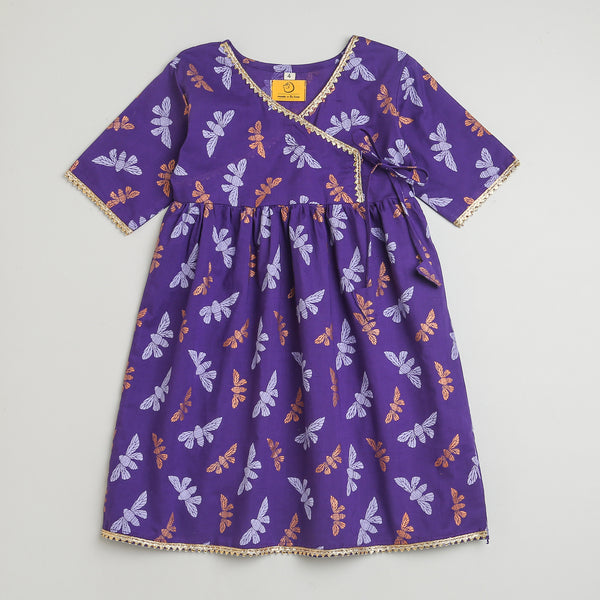 Shimmering Butterfly Ethnic Wear (Girls)