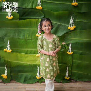 Twinkling Triangle- Ethnic Wear Girls