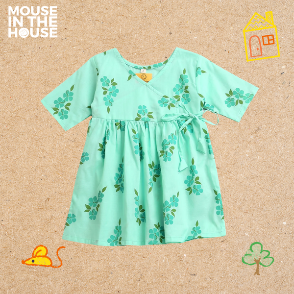 Lane of Happiness (Blue) - Girls Ethnic Wear