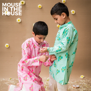 Lane of Happiness (Pink)- Boys Ethnic Wear