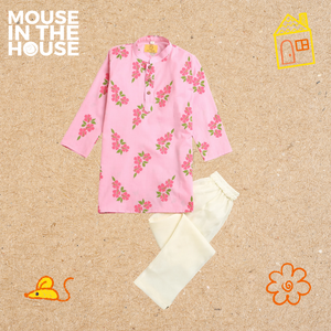 Lane of Happiness (Pink)- Boys Ethnic Wear