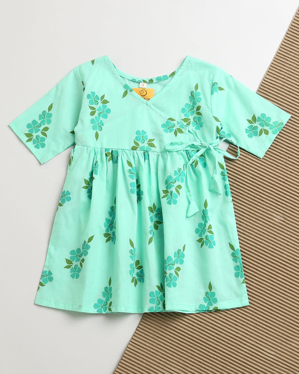 Lane of Happiness (Blue) - Girls Ethnic Wear