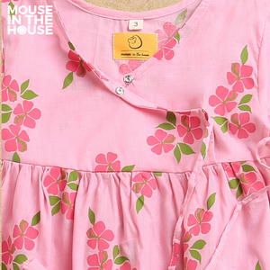 Lane of Happiness (Pink) - Girls Ethnic Wear