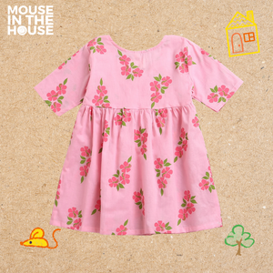 Lane of Happiness (Pink) - Girls Ethnic Wear