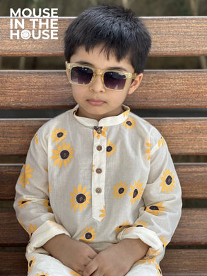 Lane of Dreams (Cream)- Ethnic Wear boys