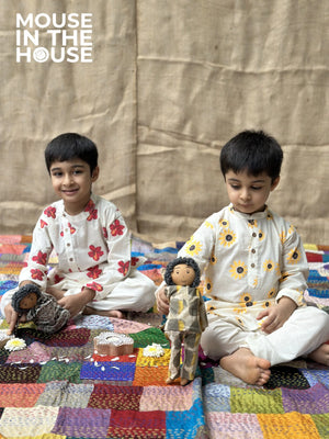 Lane of Dreams (Cream)- Ethnic Wear boys