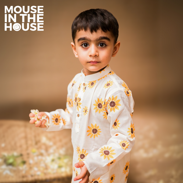 Lane of Dreams (Cream)- Ethnic Wear boys